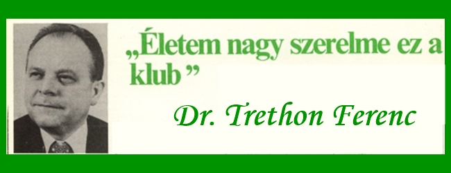100 éve született Dr. Trethon Ferenc